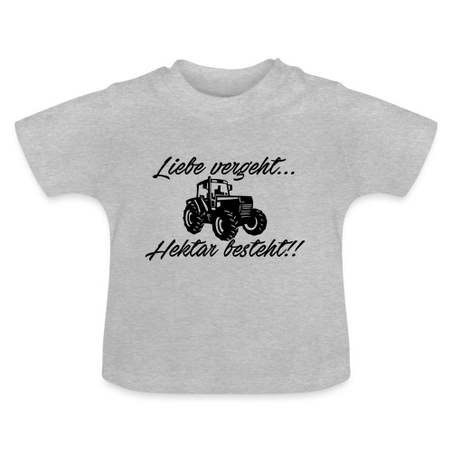 liebe vergeh - Baby Bio-T-Shirt mit Rundhals
