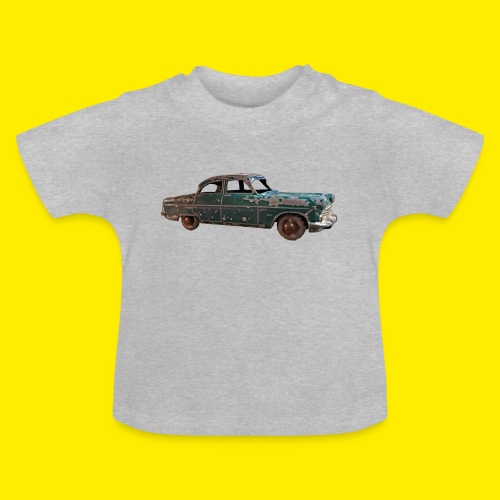 Vintage classic green car - Baby Organic T-Shirt with Round Neck