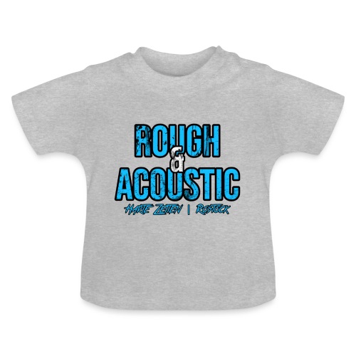 Rough & Acoustic Logo - Baby Bio-T-Shirt mit Rundhals
