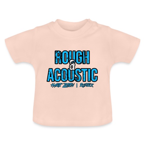 Rough & Acoustic Logo - Baby Bio-T-Shirt mit Rundhals