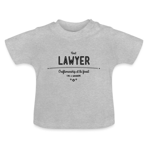 Bester Anwalt - wie ein Superheld - Baby Bio-T-Shirt mit Rundhals