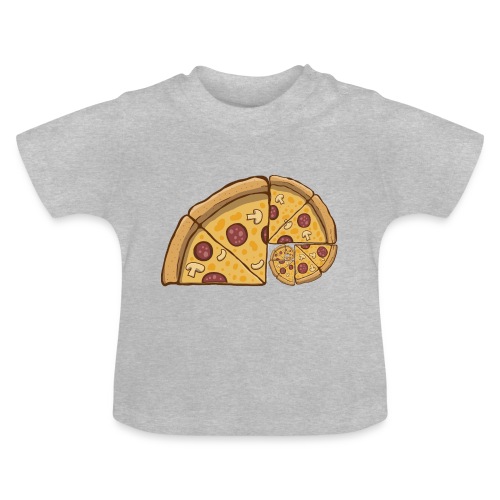 Pizzibonacci - Baby Organic T-Shirt with Round Neck