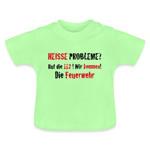 Hot problems - Baby Bio-T-Shirt mit Rundhals