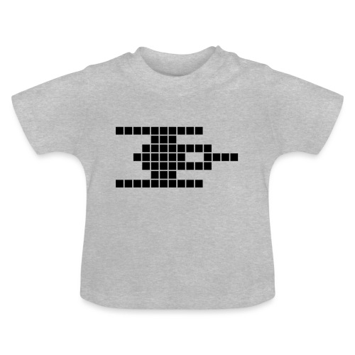 Spaceinvader Ship - Baby Bio-T-Shirt mit Rundhals