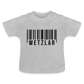 Wetzlar Westerwald - Baby Bio-T-Shirt mit Rundhals - Grau meliert - Vorne