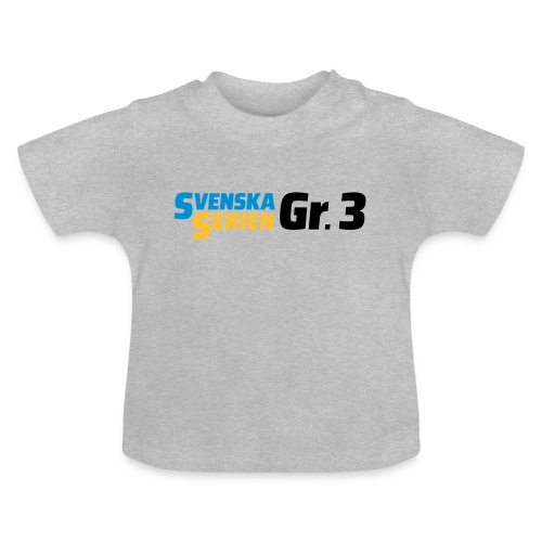 SSGr3 svart - Ekologisk T-shirt med rund hals baby