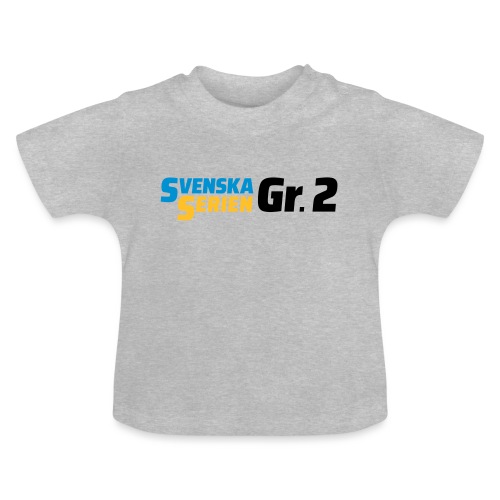 SSGr2 svart - Ekologisk T-shirt med rund hals baby