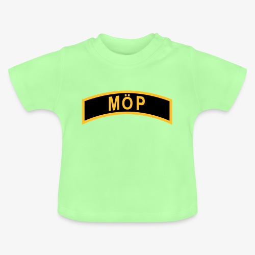 Militärt Överintresserad Person - MÖP-Båge - Ekologisk T-shirt med rund hals baby