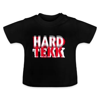 Hard Tekk - T-shirt bio col rond Bébé - noir - Devant