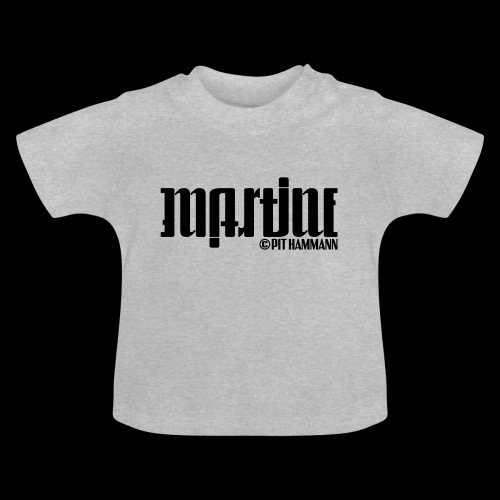 Ambigramm Martine 01 Pit Hammann - Baby Bio-T-Shirt mit Rundhals