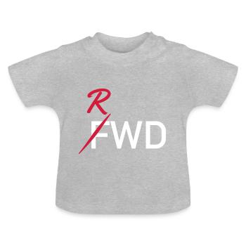 Dérive de la dérive de la propulsion arrière RWD - T-shirt bio col rond Bébé - gris chiné - Devant