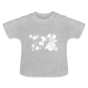 speckle - Baby Organic T-Shirt with Round Neck - heather grey - Front