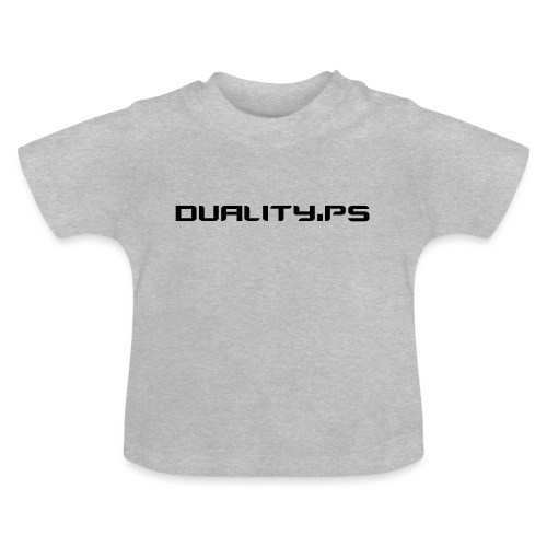 dualitypstext - Ekologisk T-shirt med rund hals baby