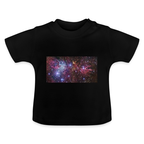 Stjernerummet Mullepose - Økologisk T-shirt til baby, rund hals