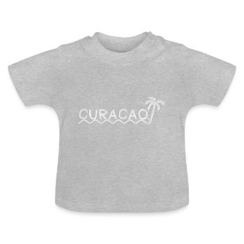 Curacao - Baby Bio-T-Shirt mit Rundhals - Grau meliert - Vorne