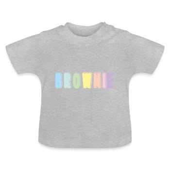 Brownie - Baby Bio-T-Shirt mit Rundhals - Grau meliert - Vorne