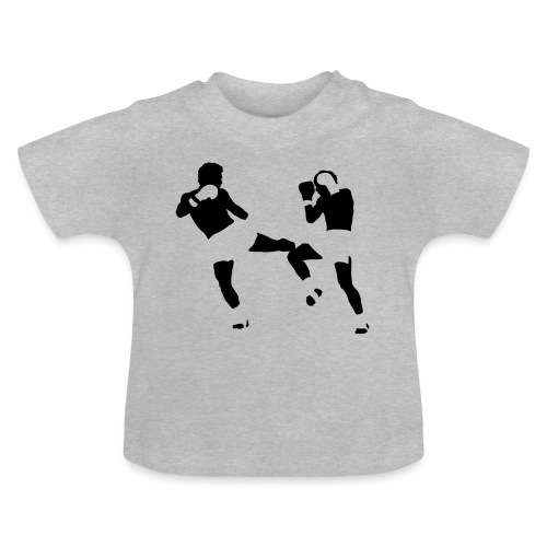 kickboxing - Baby Bio-T-Shirt mit Rundhals