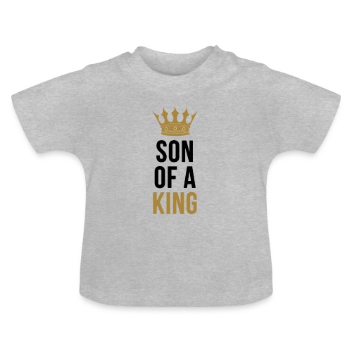 Son of a King Vater und Sohn Partnerlook - Baby Bio-T-Shirt mit Rundhals