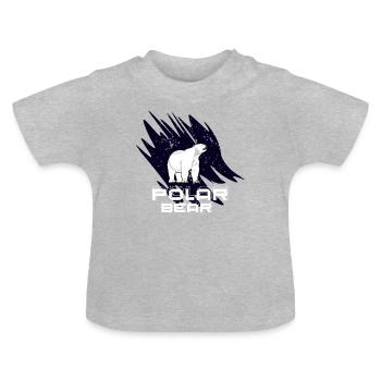 Icebear - Baby Organic T-Shirt with Round Neck - heather grey - Front