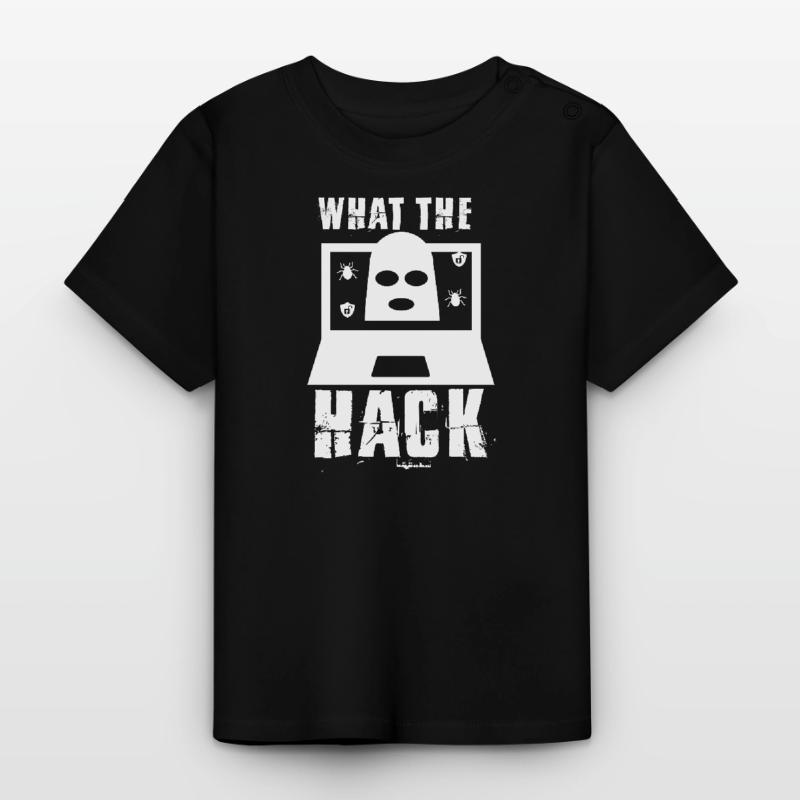 Lustig, was der Hack Hacker oder Computer Geek Geschenk Baby Bio-T-Shirt mit Rundhals