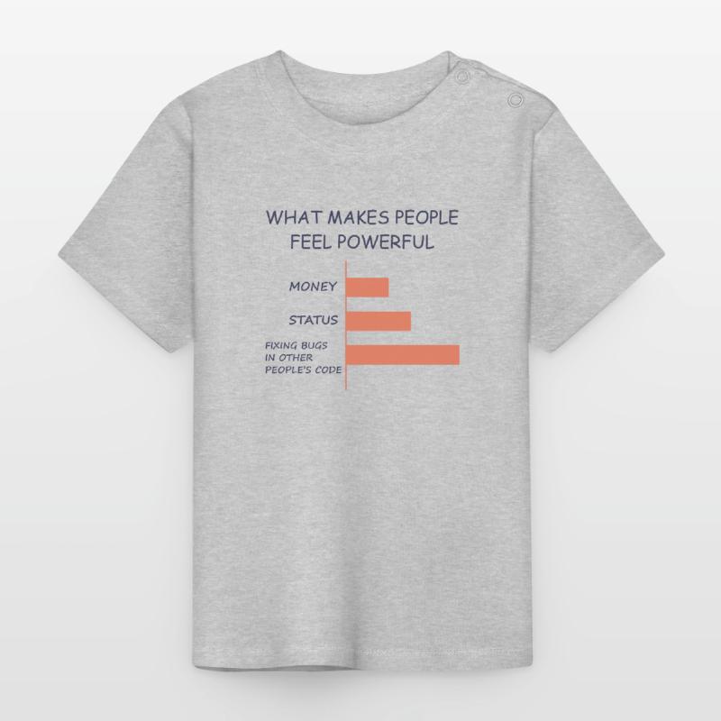 Computerprogrammierer Codierer Software Engineer Geschenk Baby Bio-T-Shirt mit Rundhals