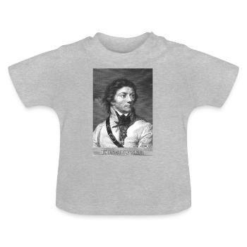 Tadeusz Kosciuszko Pologne Polska - T-shirt bio col rond Bébé - gris chiné - Devant
