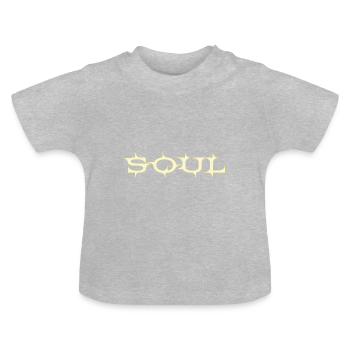 Soul - Baby Bio-T-Shirt mit Rundhals - Grau meliert - Vorne