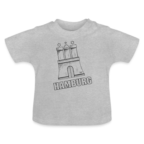 Bronko55 No.58 – Hamburg - Baby Bio-T-Shirt mit Rundhals