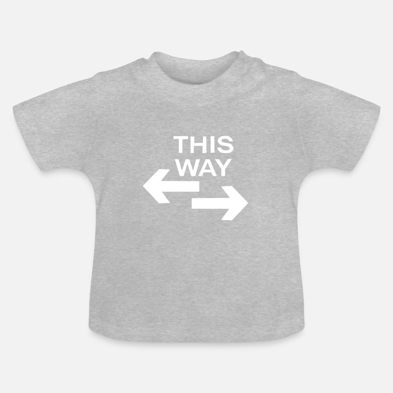 drôle - T-shirt bio col rond Bébé - gris chiné