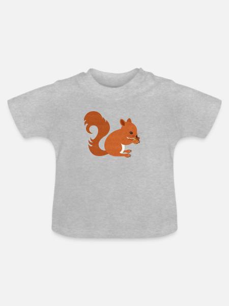 Eichhorn - T-shirt bio col rond Bébé - gris chiné
