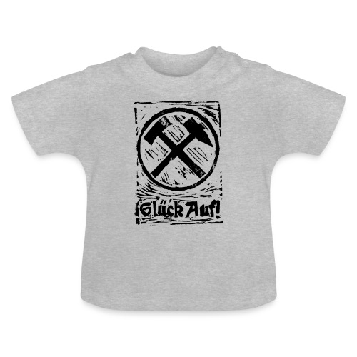 GlueckAuf - Baby Bio-T-Shirt mit Rundhals