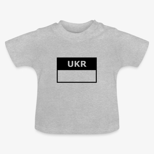 Ukrainsk UKR taktisk flagga - тактичний прапор укр - Ekologisk T-shirt med rund hals baby