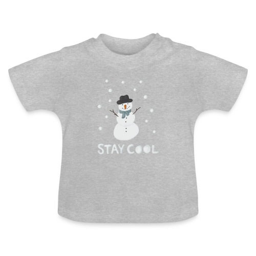 Snowman - Stay cool - Ekologisk T-shirt med rund hals baby
