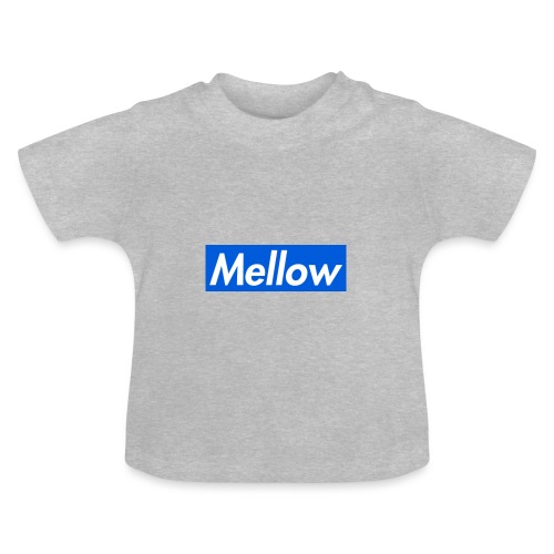Mellow Blue - Baby Organic T-Shirt with Round Neck