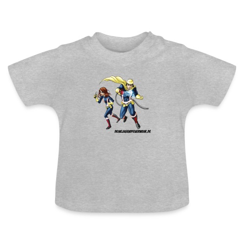 1+1=2Eine gute Connection - Baby Bio-T-Shirt mit Rundhals