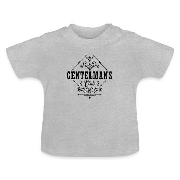 Gentlemans Club Allemagne T-shirt - T-shirt bio col rond Bébé - gris chiné - Devant