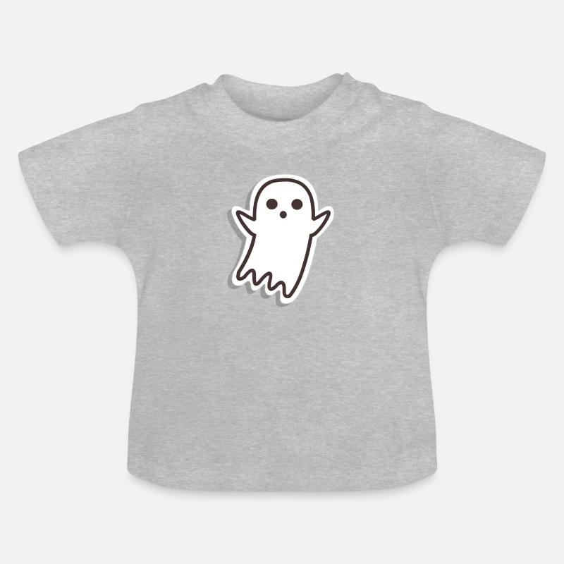 Doux esprit - T-shirt bio col rond Bébé - gris chiné