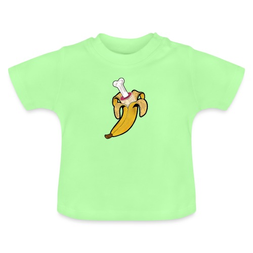Die zwei Gesichter der Banane - Baby Bio-T-Shirt mit Rundhals