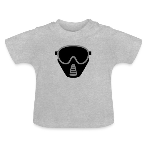 LOGOmaski - Vauvan luomu-t-paita, jossa pyöreä pääntie
