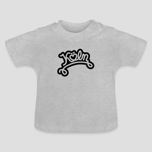 Köln mit Herz - Baby Bio-T-Shirt mit Rundhals