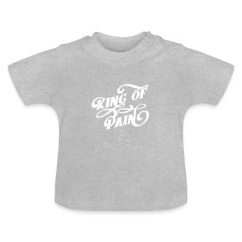 Physiotherapy gift physio therapist - Baby Organic T-Shirt with Round Neck - heather grey - Front