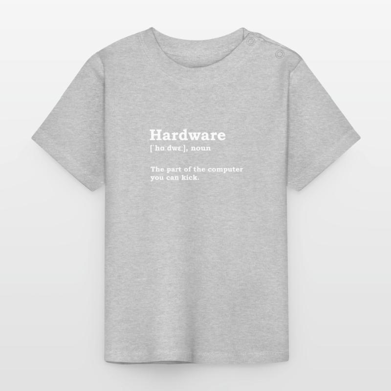 Hardware Computer Science Programmer Computer Science Baby Organic T-Shirt with Round Neck