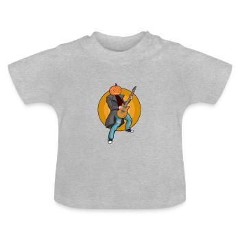 Guitariste guitariste guitariste - T-shirt bio col rond Bébé - gris chiné - Devant