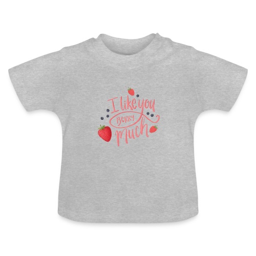 Like you berry much - Ekologisk T-shirt med rund hals baby