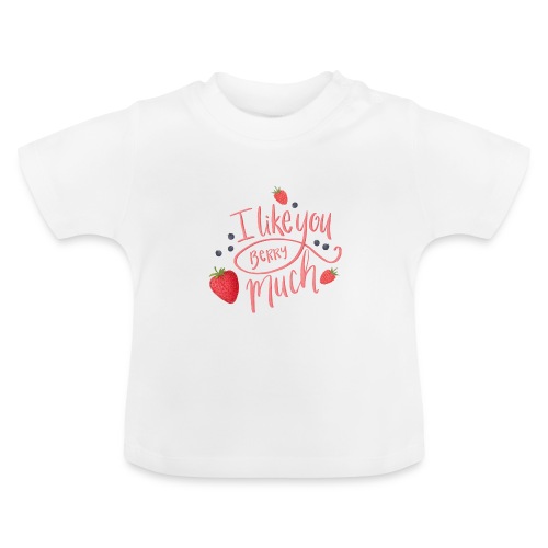 Like you berry much - Ekologisk T-shirt med rund hals baby