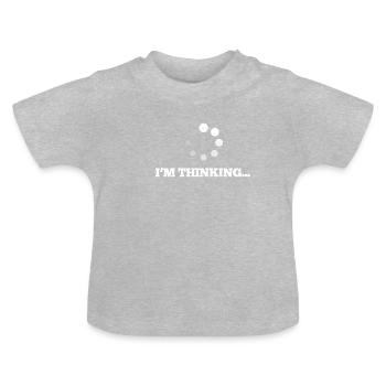 Nerd - T-shirt bio col rond Bébé - gris chiné - Devant