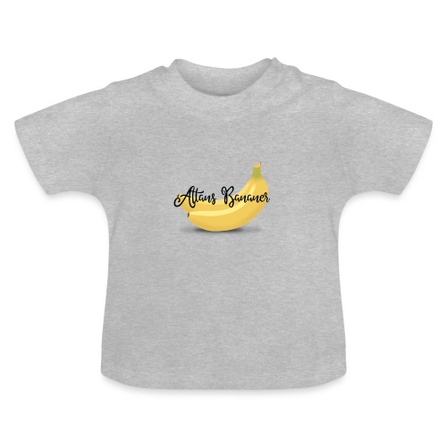 Attans Bananer - Ekologisk T-shirt med rund hals baby