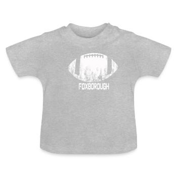 American Football, New England Fans - Baby Organic T-Shirt with Round Neck - heather grey - Front