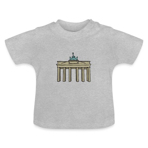 Berlin Brandenburger Tor - Baby Bio-T-Shirt mit Rundhals