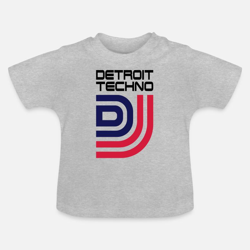 DJ__V010 - T-shirt bio col rond Bébé - gris chiné